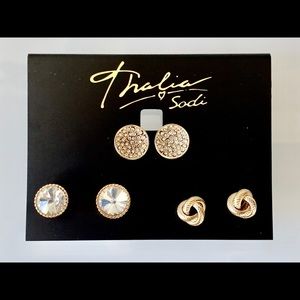 Thalia Sodi Gold-Tone Stud Earring Set